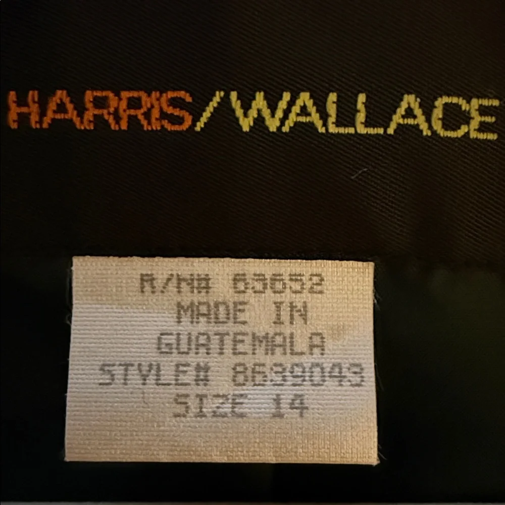 Harris Wallace Vintage Wool Chic Quiet Luxury Heritage Blazer Emerald Green 14